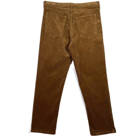 Banana Republic Premium Denim High Rise Straight Ankle Corduroy Pants Size 31L - Picture 4 of 13